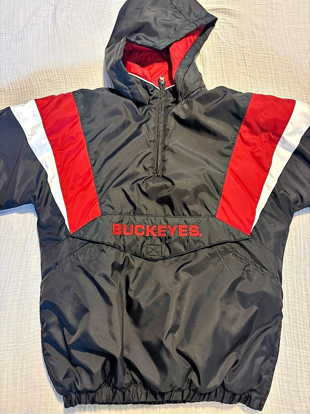 Reebok Heisman Collection Color Block Ohio State Jacket Size Large 12-14 Youth